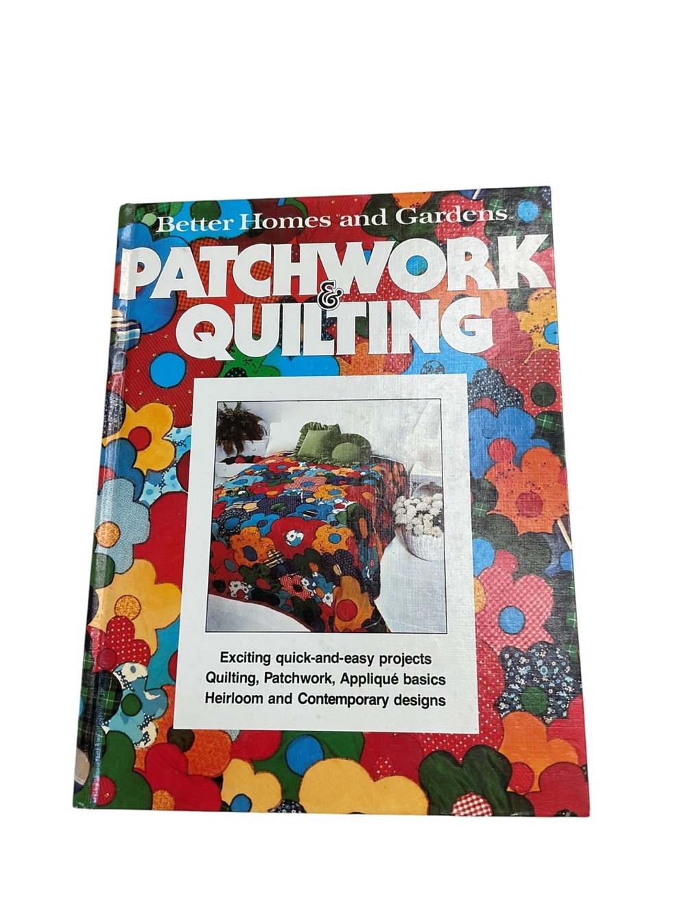 Vintage 1977 Better Homes & Gardens Patchwork & Quilting Hardcover Craft Book